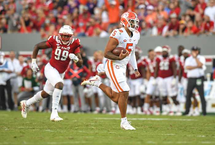 D.J. Uiagalelei has experienced a below-average debut campaign as the Tigers' starter to this point.